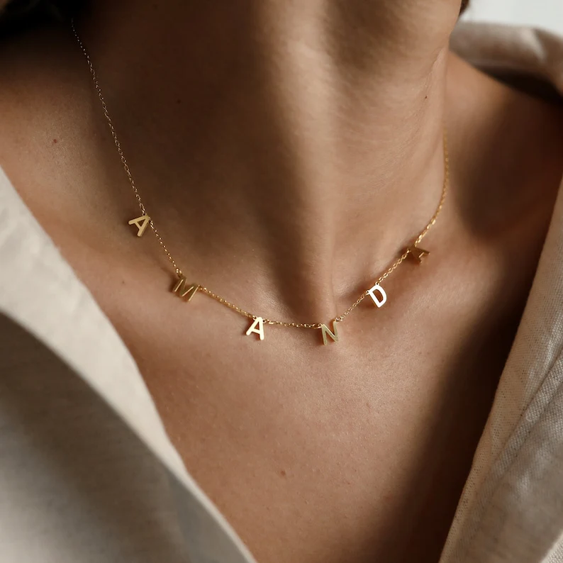 Personalized Two Letter Necklace - Featured Collection